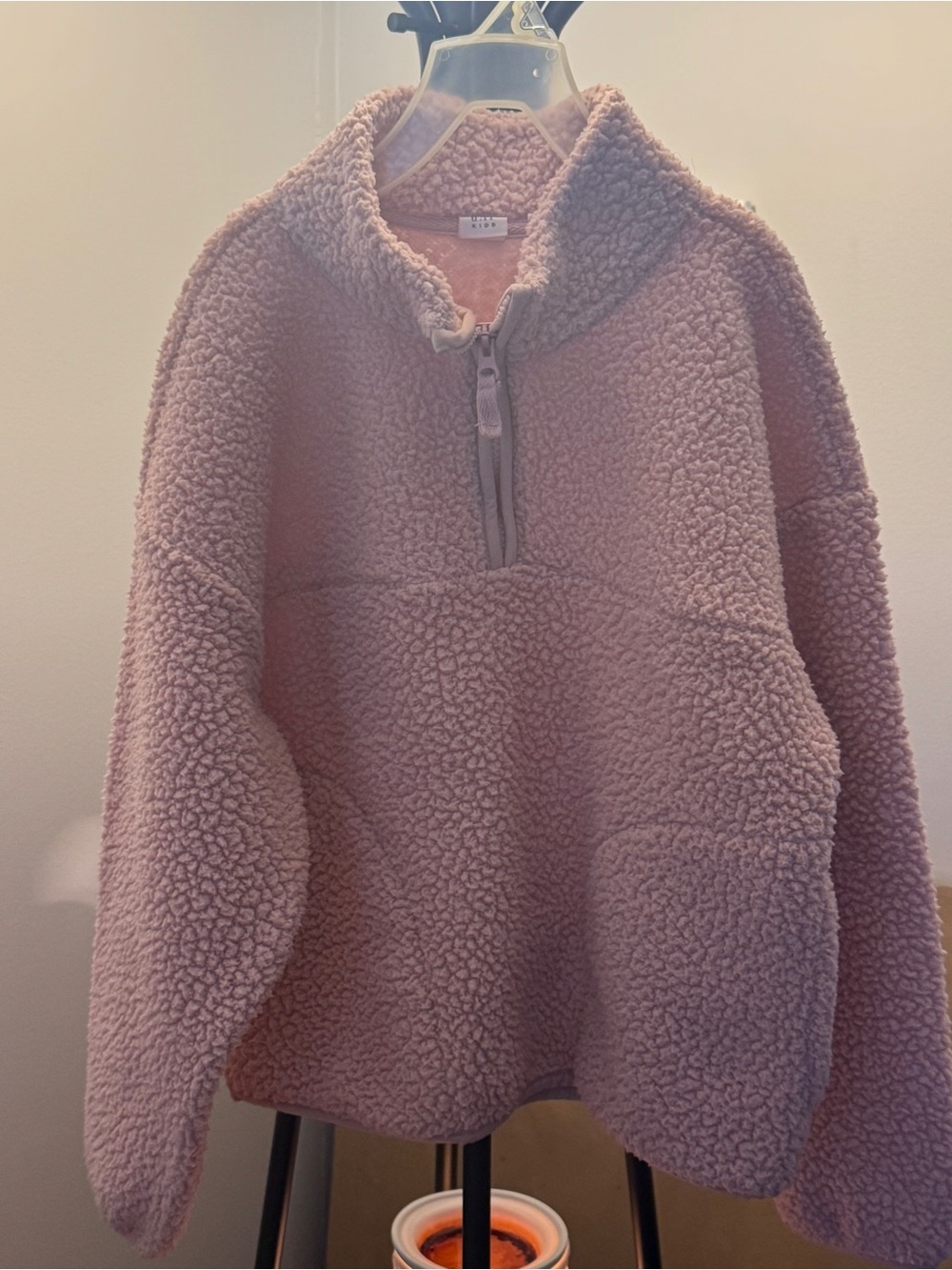 GAP Kids Sherpa Half-Zip Pullover size 10- $20